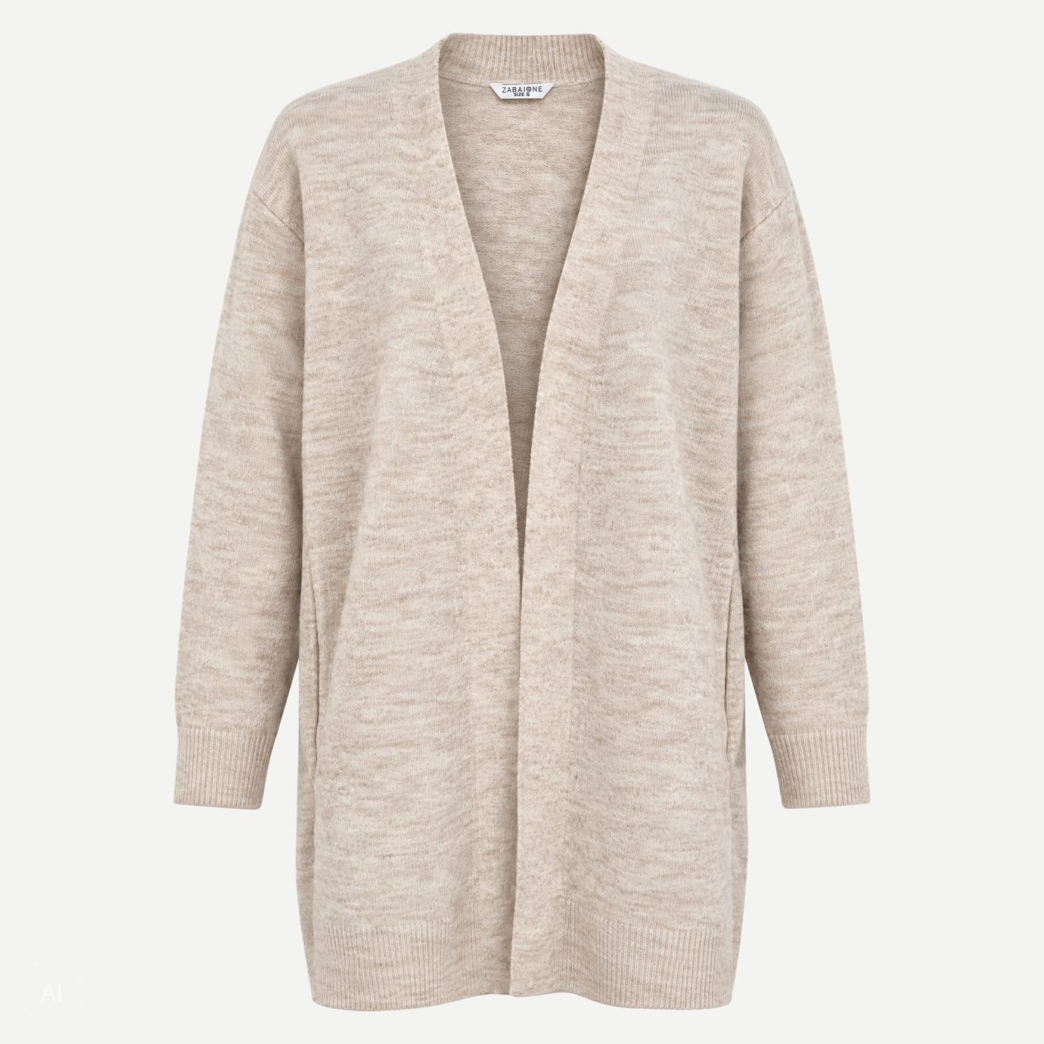 Am44y Dame Cardigan - CREAM MELANGE