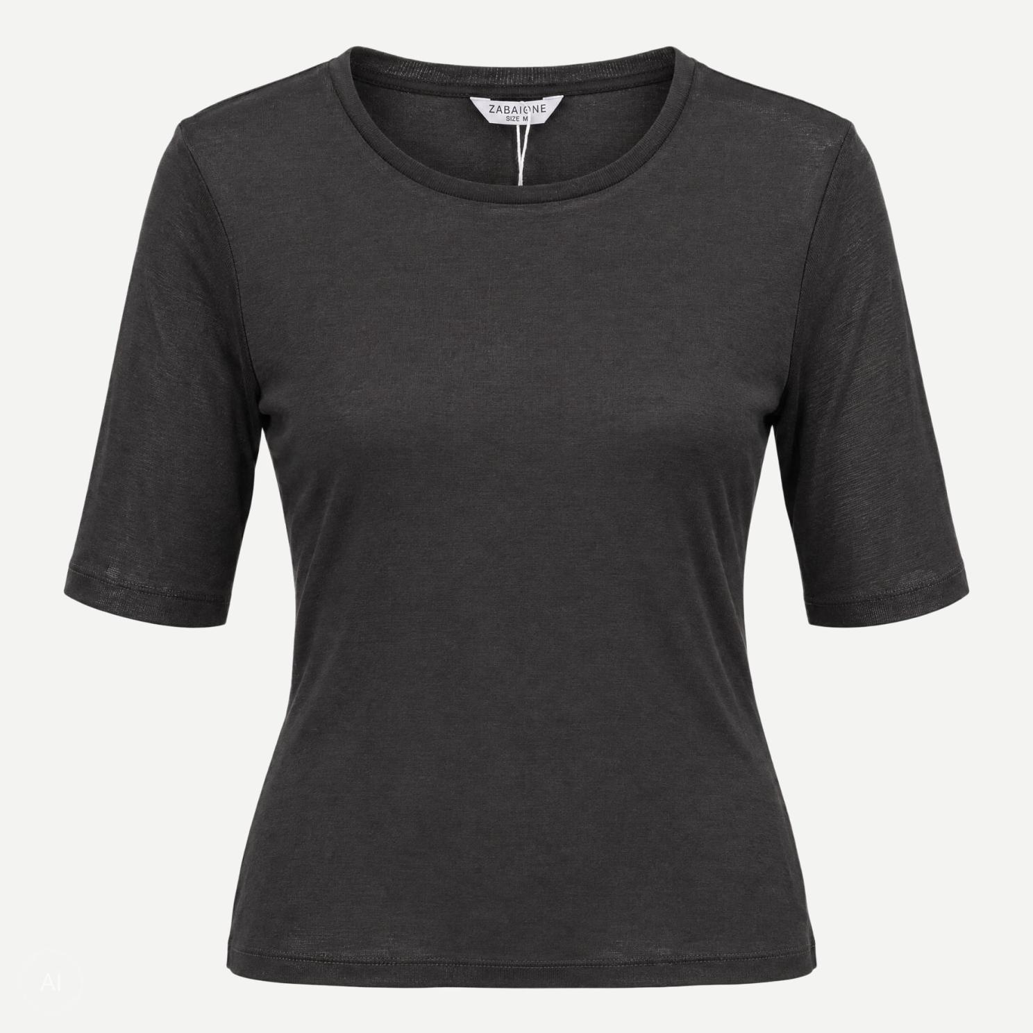 Cl44ara Dame Kortærmet bluse - BLACK