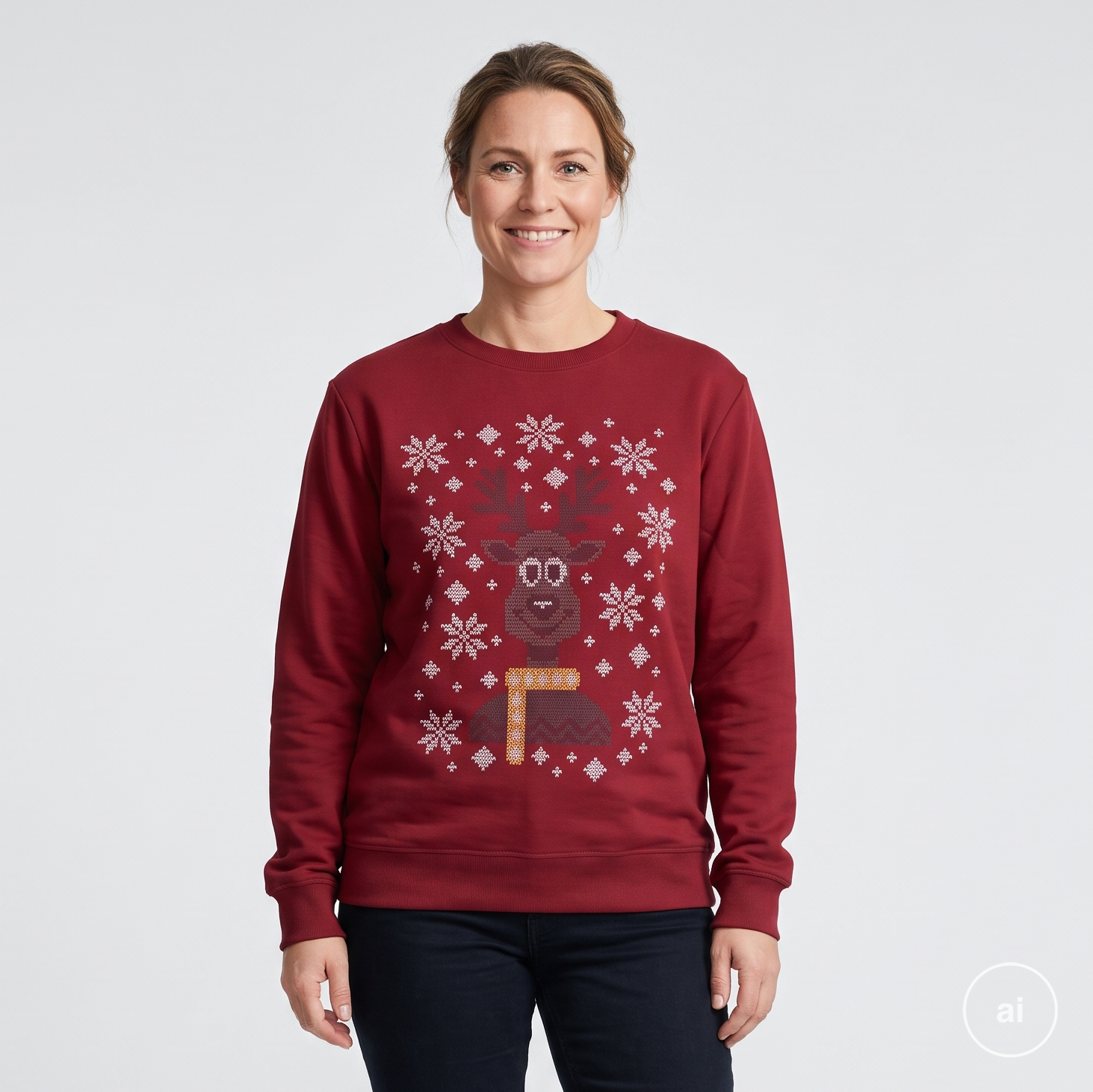 Crossbow Jule Dame Sweatshirt - RED - S