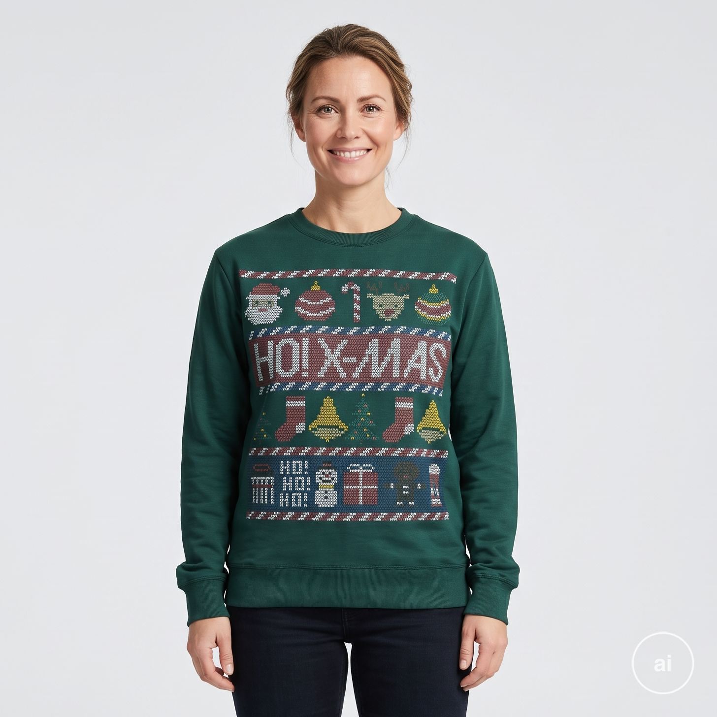 Crossbow Jule Dame Sweatshirt - GREEN - S